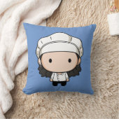 フレンド™ |モニカチビ(小さくかわいく書いた感じ) クッション (ブランケット)