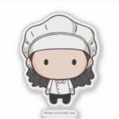 フレンド™ |モニカチビ(小さくかわいく書いた感じ) シール (正面)