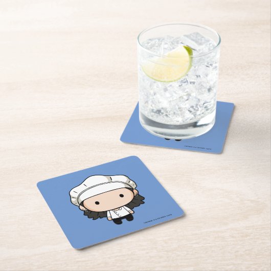 フレンド™ |モニカチビ（小さくかわいく書いた感じ） スクエアペーパーコースター (インサイチュ)