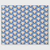 フレンド™ |モニカチビ（小さくかわいく書いた感じ） ラッピングペーパー (フラット)