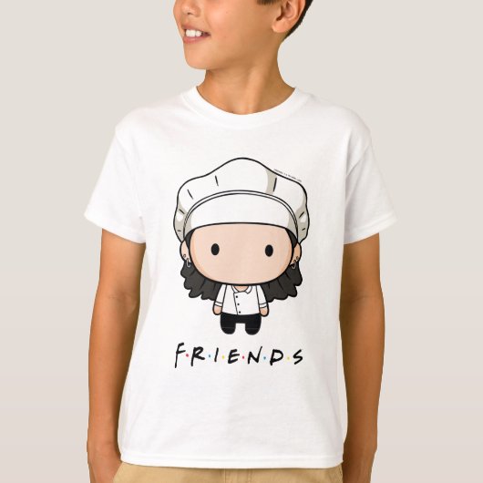 フレンド™ |モニカチビ(小さくかわいく書いた感じ) Tシャツ (正面)