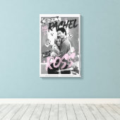 フレンド™ |レイチェルさん、ロスさん キャンバスプリント (インサイチュ (ウッドフロア))