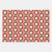 フレンド™ |レイチェルチビ（小さくかわいく書いた感じ） ラッピングペーパーシート (正面2)
