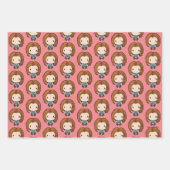 フレンド™ |レイチェルチビ（小さくかわいく書いた感じ） ラッピングペーパーシート (正面)