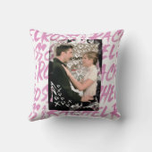 フレンド™ |ロスとレイチェルのハート クッション (裏面)