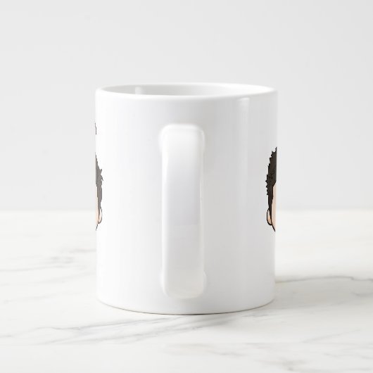 フレンド™ |ロスチビ（小さくかわいく書いた感じ） ジャンボコーヒーマグカップ (裏面)