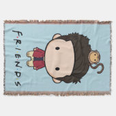 フレンド™ |ロスチビ（小さくかわいく書いた感じ） スローブランケット (正面)