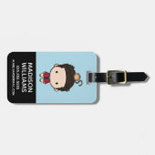 フレンド™ |ロスチビ(小さくかわいく書いた感じ) ラゲッジタグ (正面横)