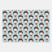 フレンド™ |ロスチビ（小さくかわいく書いた感じ） ラッピングペーパーシート (正面2)