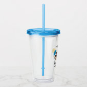フレンド™ |世界のチビ（小さくかわいく書いた感じ）実在へようこそ アクリルタンブラー (右)