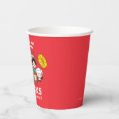 フレンド™ |世界のチビ（小さくかわいく書いた感じ）実在へようこそ 紙コップ (裏面)