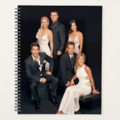 フレンド™ |白黒のグループフォーマル衣服 プランナー手帳 (正面)