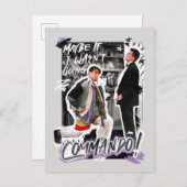 フレンド™ |私もしはコマンド行かなかった！ インビテーションポストカード (正面/裏面)