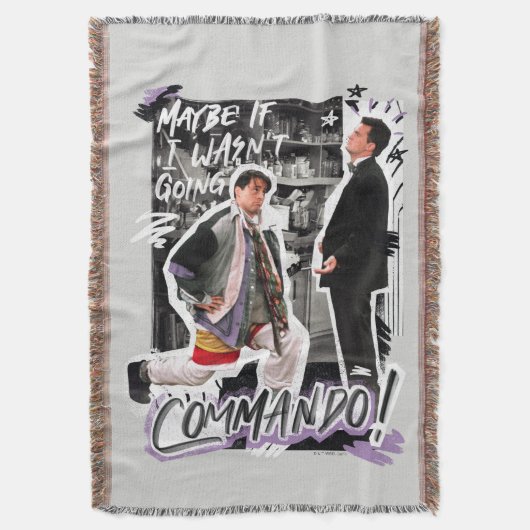 フレンド™ |私もしはコマンド行かなかった! スローブランケット (正面縦)