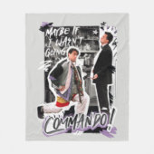 フレンド™ |私もしはコマンド行かなかった! フリースブランケット (正面)