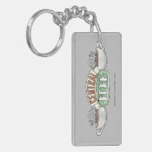 フレンド™ | Central Perk水彩ロゴ キーホルダー (正面左)