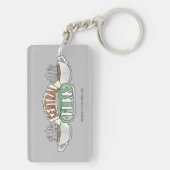 フレンド™ | Central Perk水彩ロゴ キーホルダー (裏面)