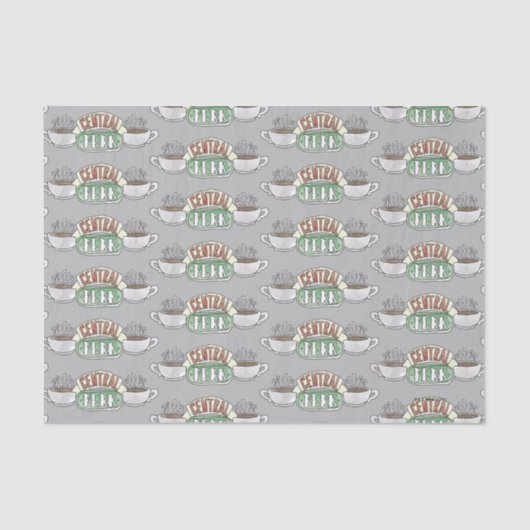 フレンド™ | Central Perk水彩ロゴ 薄葉紙 (正面)