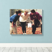 フレンド™ | Geller Bowlチームモニカ キャンバスプリント (インサイチュ (ウッドフロア))