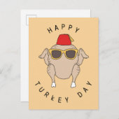 フレンド™ | Happy Turkey Day シーズンポストカード (正面/裏面)