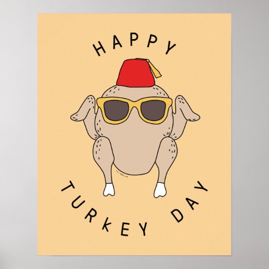 フレンド™ | Happy Turkey Day ポスター (正面)