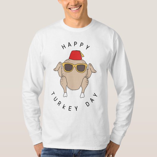 フレンド™ | Happy Turkey Day Tシャツ (正面)
