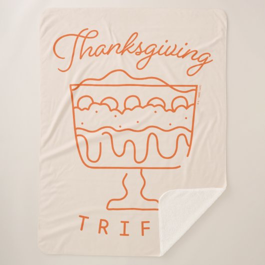 フレンド™ | Thanksgiving Trifile シェルパブランケット (正面)