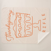 フレンド™ | Thanksgiving Trifile シェルパブランケット (正面(横))