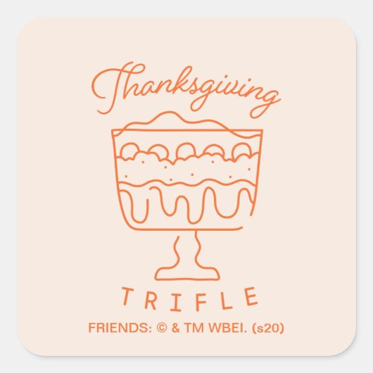 フレンド™ | Thanksgiving Trifile スクエアシール (正面)