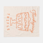 フレンド™ | Thanksgiving Trifile フリースブランケット (正面(横))