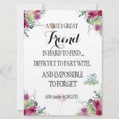 フレンドBestieありがとう感謝ギフト カード (正面)