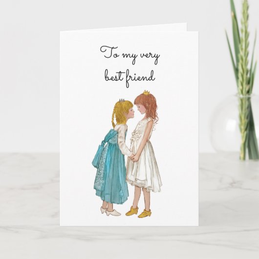 フレン最高のド·プリーズ·マイ·メイド・オブ・オーナー（花嫁付き添い人）プリンセス 招待状 (正面)