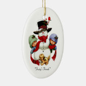 フレン霜の降りたズホリデーオーナメント セラミックオーナメント (右)