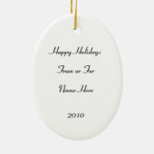 フレン霜の降りたズホリデーオーナメント セラミックオーナメント (裏面)