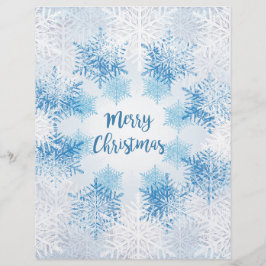 フレーク模様をメリークリスマス