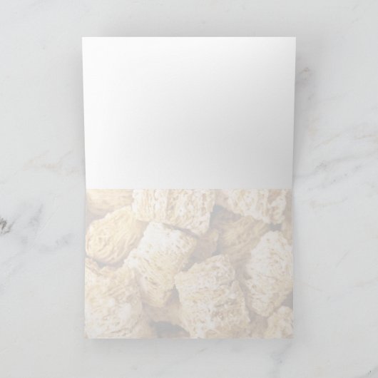 フレーク状の小麦 カード (内部)