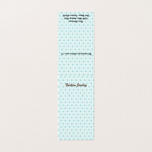 フレーク/スターテント折り曲げDIYパンチイヤリングディスプレイ 名刺 (外部フラット)