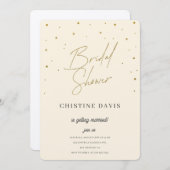フレーク&フォーエバーブライダルシャワー 招待状 (正面/裏面)