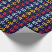 フレーク~転がギフトのラッピング紙の色の変化 ラッピングペーパー (角)