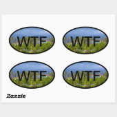 フレーザーへようこそ 楕円形シール (シート)