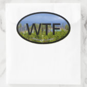 フレーザーへようこそ 楕円形シール (バッグ)