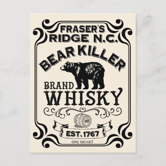 フレーザーズリッジウィスキー ポストカード (正面)