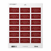 フレーザータータンチェックラベル ラベル (フルシート)