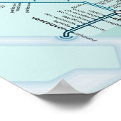 フレーザーリバー15 x 20ポスター ポスター (角)