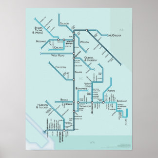 フレーザーリバー15 x 20ポスター ポスター