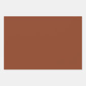 フレーザーレッドウェザードスコットランドタータンチェック ラッピングペーパーシート (正面3)