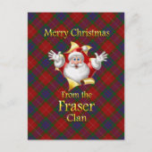 フレーザー一族のメリークリスマス シーズンポストカード (正面)
