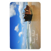 フレーザー島の難破船，オーストラリア，プレミアムマグネット マグネット (縦)