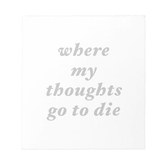 フレーズおもしろい ノートパッド (正面)