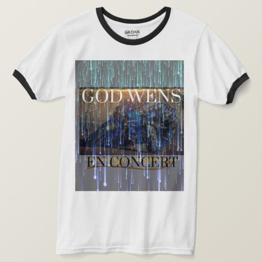 フレートウッドMac公式フレートウッドMacインコンサートブラ Tシャツ (デザイン正面)